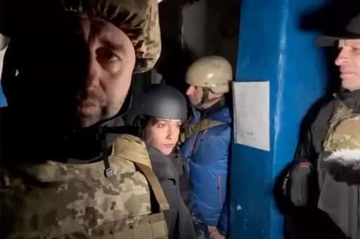 Deputies of the Servant of the People, the head of the Ministry of Internal Affairs and journalists came under fire at one of the positions of the Armed Forces of Ukraine