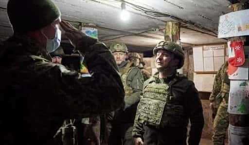 Oekraïense inlichtingendienst zegt dat Russische troepen explosieven hebben geïnstalleerd in Donetsk...