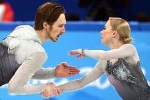 Evgenia Tarasova and Vladimir Morozov won Olympic silver