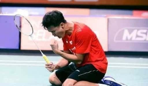 Christian Adinata sichert Indonesien den Einzug ins Finale der Asian Team Badminton Championships