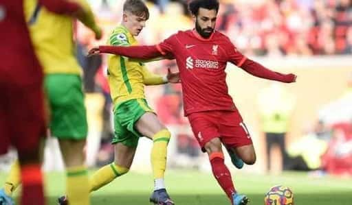 Napačno dosežen gol, Liverpool je zmagal Norwich 56 minut, Sadio Mane enak rezultat 48 minut, Norwich je premagal Liverpool