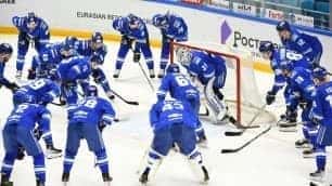 There was a schedule of matches Barys in the first round of the playoffs of the KHL