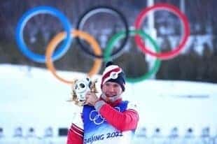 Bolshunov won het derde goud van de Olympische Spelen in Peking