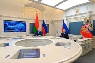 Русия - Путин и Лукашенко завършват наблюдение на военните учения