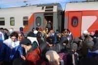Rusko - Utečenci z Donbasu vyslaní vlakom do Kurska, Volgogradu a Voronežu