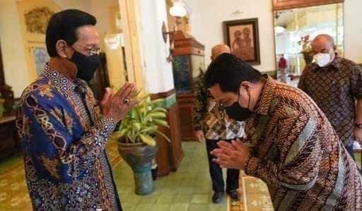 Erick Thohir ontmoet Sultan HB X om tolwegen en Borobudur te bespreken