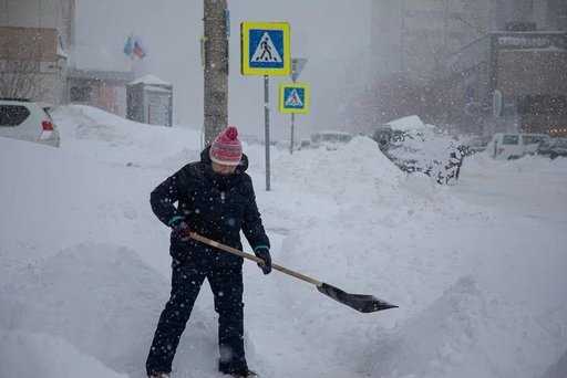 Rusya - Kar siklonu Sahalin'deki ulaşım bağlantılarını bozdu