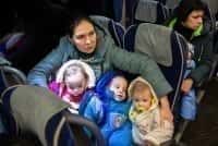 Rusland - Peskov belde tijdelijk verblijf van vluchtelingen uit Donbass in Rusland