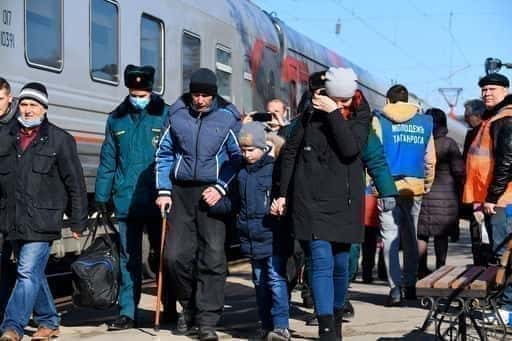 Högvarningsläge infört i Moskva-regionen på grund av ankomsten av evakuerade från Donbass