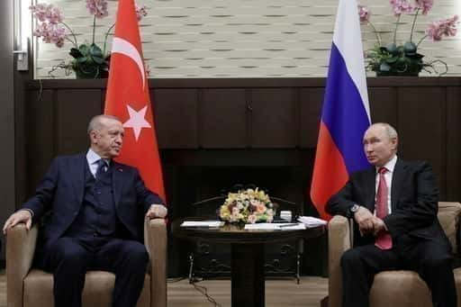 Detaljer om telefonsamtalet mellan Putin och Erdogan blev kända