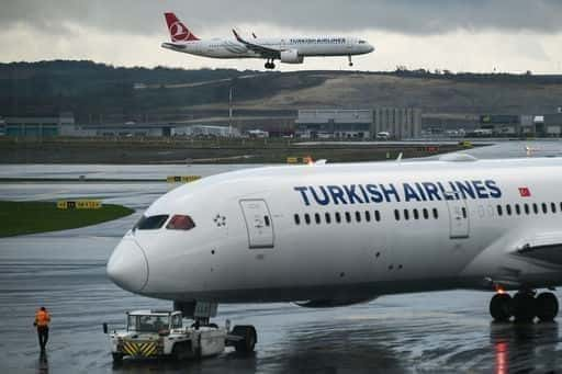 Turkish Airlines hat am Donnerstag alle Flüge in die Ukraine gestrichen