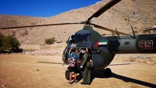 Turisti dispersi in montagna salvati negli Emirati Arabi Uniti