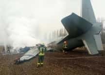Avión militar ucraniano derribado, cinco muertos