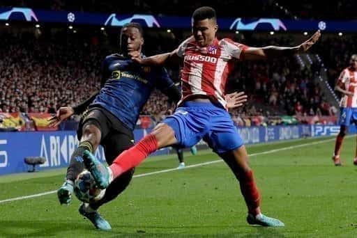 Atlético Madrid en Manchester United hebben de winnaar niet bekend gemaakt in de heenwedstrijd van de 1/8 finales van de Champions League
