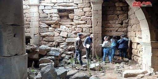 Odkrit starodavni cerkveni kompleks v Kanawatu v provinci Suwayda