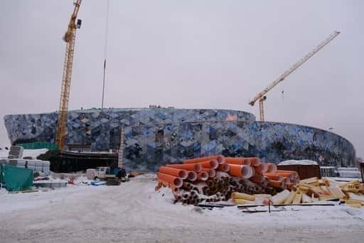 Russia - New ice arena in Novosibirsk being built ahead of schedule