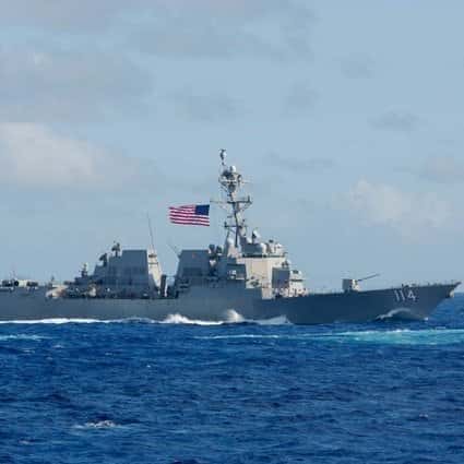 Amerikanskt krigsfartyg passerar Taiwansundet i första sådan segling för 2022