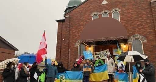 Канада: в Ошаве прошел митинг под руководством Украины, осуждающий военные действия России