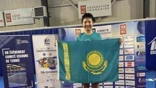 14-year-old Kazakh won a prestigious tennis tournament in France