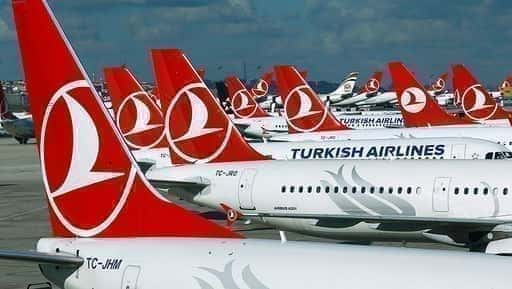 Turkish Airlines ha sospeso i voli per Sochi e Minsk