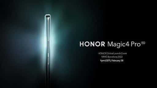 Honor Magic 4 Pro was shown on the official teaser the day before the announcement