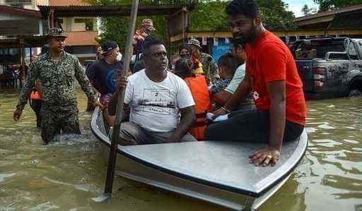 Inondazioni a Terengganu e Kelantan, più di 19.000 residenti evacuati
