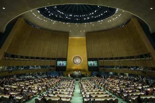 Een spoedzitting van de Algemene Vergadering begon bij de VN om de agressie tegen Oekraïne te bespreken