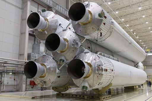 Rusia - Prima rachetă Angara-A5 pentru Cosmodromul Vostochny este aproape pe jumătate asamblată