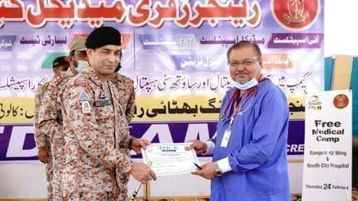 Pakistan - Rangers organiseren gratis medisch kamp in Saudabad