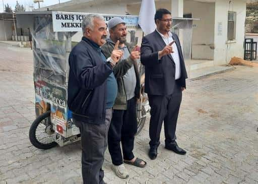 Mann auf „Friedensreise“ erreicht den Süden der Türkei