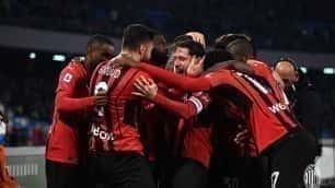 Milan take first place in Serie A