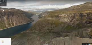 Google kan ta dig till Norges fjordar. Praktiskt taget möjligt
