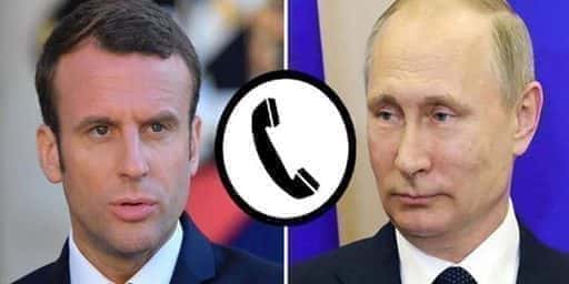 Poetin informeerde Macron over de provocatie van Oekraïense radicalen bij de ZNPP