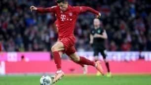 The Bayern forward scored a hat-trick in 11 minutes and entered the top 3 of the Champions League