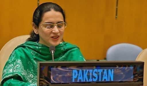Blindness does not prevent a Pakistani woman from representing her country at the UN