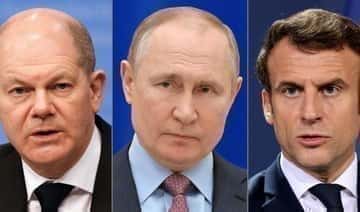 Макрон и Шольц призывают Путина снять осаду Мариуполя: Франция