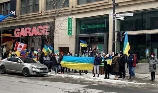 Канада - Демонстрантите в Монреал призовават за повече подкрепа на Украйна