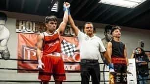 Pacquiao's son makes US debut with victory