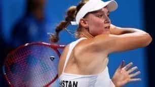 Elena Rybakina erreichte beim Turnier in den USA das Achtelfinale
