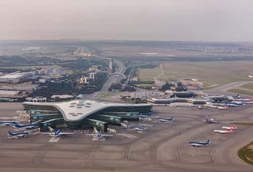 Passagerartrafiken på Azerbajdzjans internationella flygplatser växte med nästan 200 procent