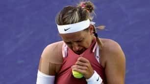 Victoria Azarenka had a nervous breakdown in a match with Elena Rybakina at a tournament in the USA