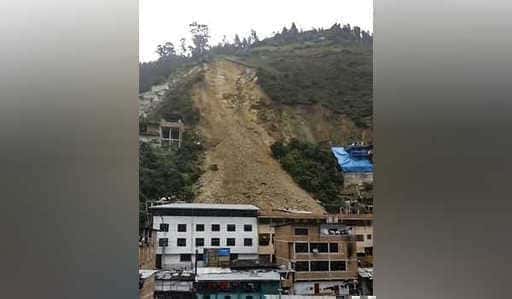 Aardverschuivingsramp in Peru, 60 huizen begraven