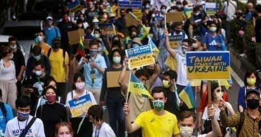 China zegt dat Taiwan 'profiteert' van Oekraïne nu het eiland meer hulp stuurt