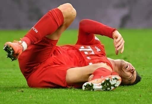 Левандовський отримав травму коліна на тренуванні «Баварії»