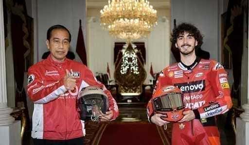 Photo avec Jokowi et le convoi à Jakarta, voici ce qu'a dit Bagnaia Marquez : Merci aux fans indonésiens et au président du championnat JokowiOne : Eko Roni vise les cinq meilleurs combattants
