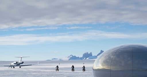 Gönnen Sie sich Glamping im Weltraumzeitalter in der Antarktis für 140.000 $ pro Woche