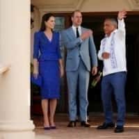 Pareja real británica inicia gira por el Caribe acosada por protestas en Belice