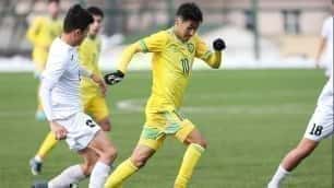 Kazakh youth team beat the Olympic team of Kyrgyzstan before the qualifying match for Euro 2023