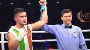 Kazakhstani knocked down an Uzbek five times and won the fight