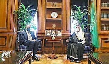 Saudská Arábia - Minister Al-Jubeir prijíma fínsku delegáciu v Rijáde